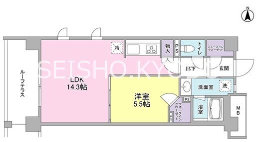 アンビエンテ経堂 間取り図
