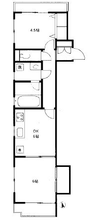 ＤＲホームズ経堂五丁目 405号室 間取り