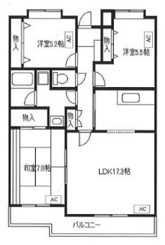 プレイス・アイズ 103号室 間取り