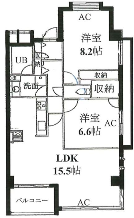クールセリシエ 間取り図