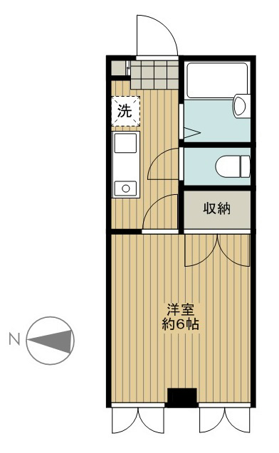 田島ビル 202号室 間取り