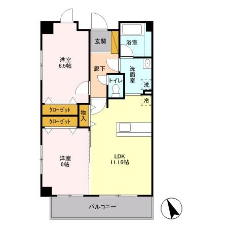 アビティ砧 間取り図