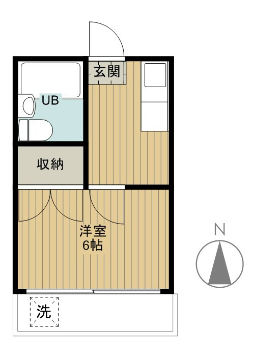 ヴィラ・ハナミズキ 間取り図