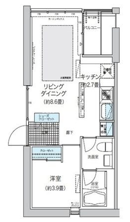 ガーデニエール砧ウエスト 間取り図