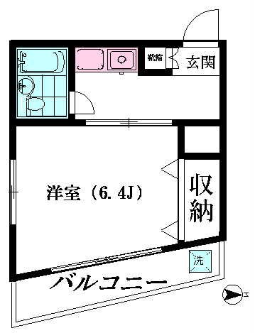 ハイアニスポート 201号室 間取り