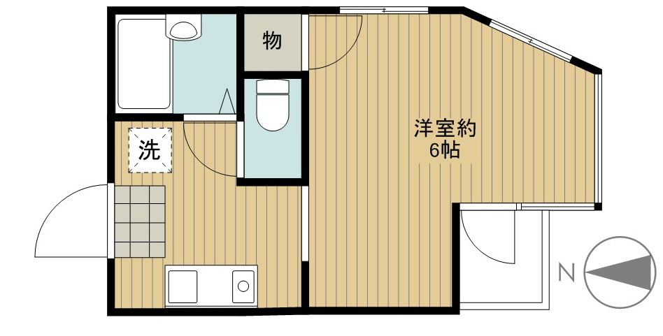 ハウスタナカ 301号室 間取り