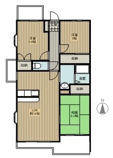エスト大蔵 間取り図