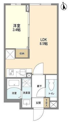 ウェルスクエア祖師ヶ谷大蔵 間取り図