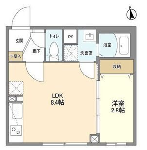ウェルスクエア祖師ヶ谷大蔵 305号室 間取り