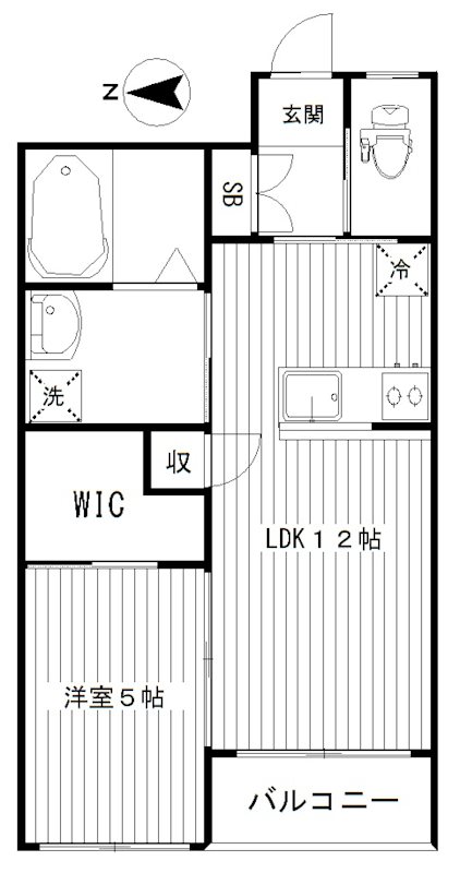 ブランセリージェⅠ 間取り図