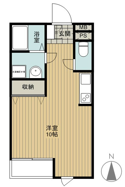 経堂ビーフラット 203号室 間取り