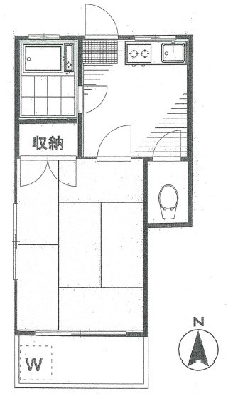 コーポ新川 間取り図