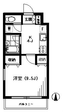 ヴィラモンドール 間取り図
