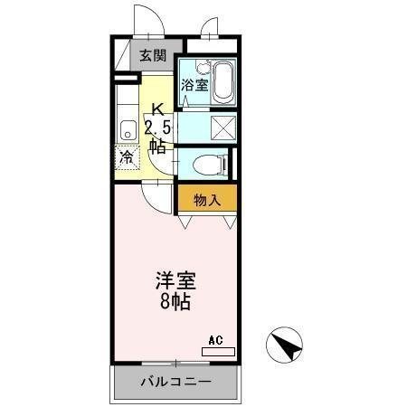 ミレニアム経堂 302号室 間取り