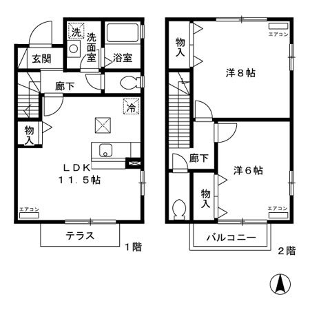 セジュール船橋　AHULILI 105号室 外観