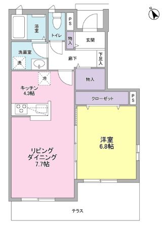 ジョイアス桜丘 間取り図