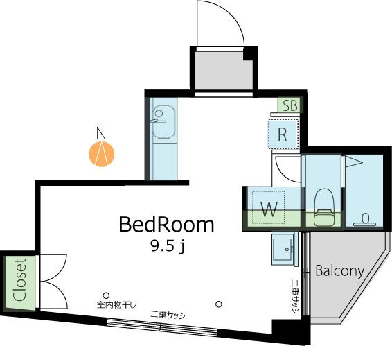第二ダイナカビル 間取り図