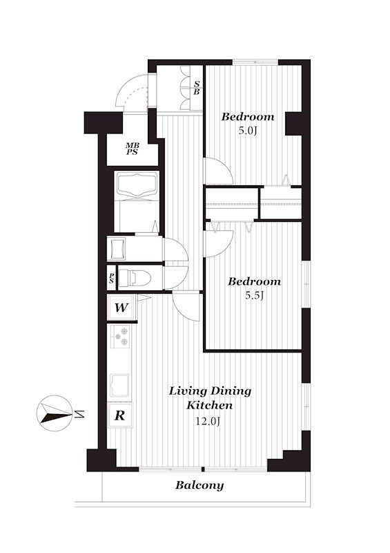 上町マンション 間取り