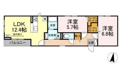 サウスヒルズ世田谷 203号室 間取り