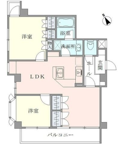 ベルメゾン千歳台 301号室 間取り