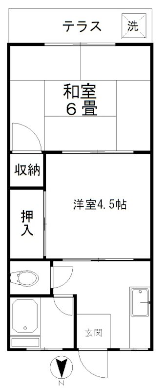 ヴィラ千歳 間取り図