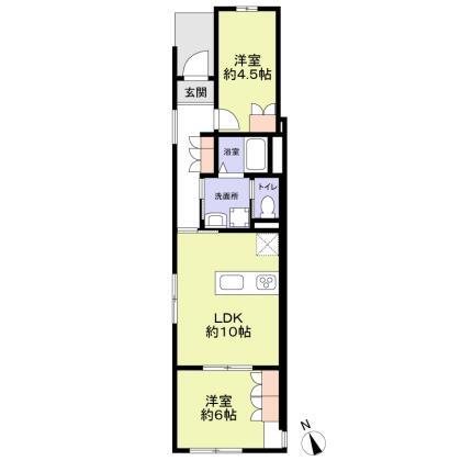 プライムヴィレッジ経堂 101号室 間取り