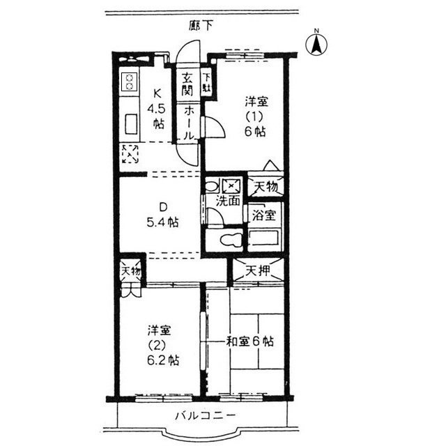 コンフォール　ソシア 間取り図