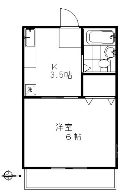 ｆ3 202号室 間取り