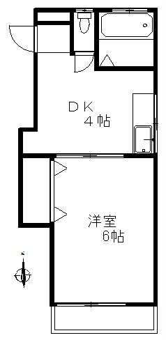 フラット千歳 間取り図