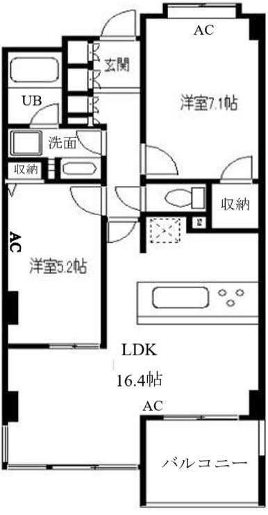 クールセリシエ 間取り図