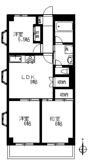 パティオ砧 間取り図