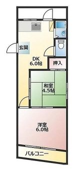 山田ビル  203号室 間取り