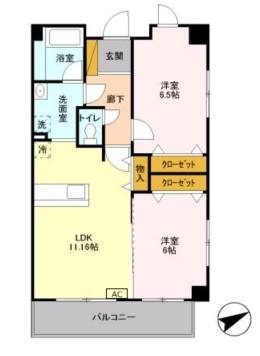 アビティ砧 間取り図