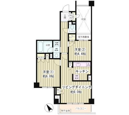 ピュアステージ千歳船橋 間取り図