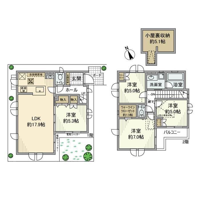 桜丘3丁目戸建 間取り