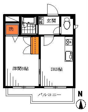 フォンティーヌ桜丘 間取り図
