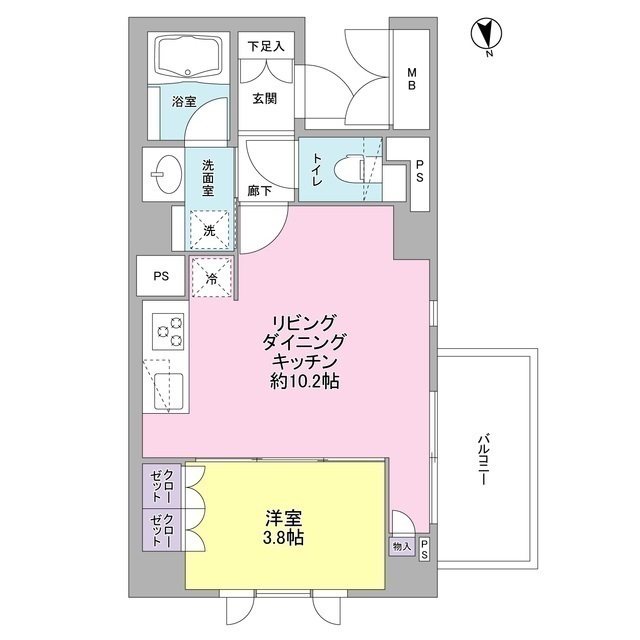 サンシャイン松本No.16 間取り