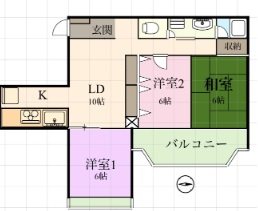 パティオ砧 間取り