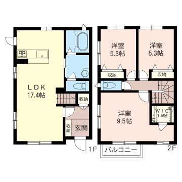 Maison de Luna　C 間取り