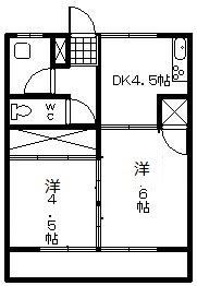 ハイツ一瀬 間取り