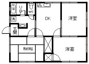 岩下アパート  間取り