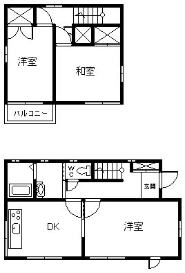 昭和町戸建て 間取り