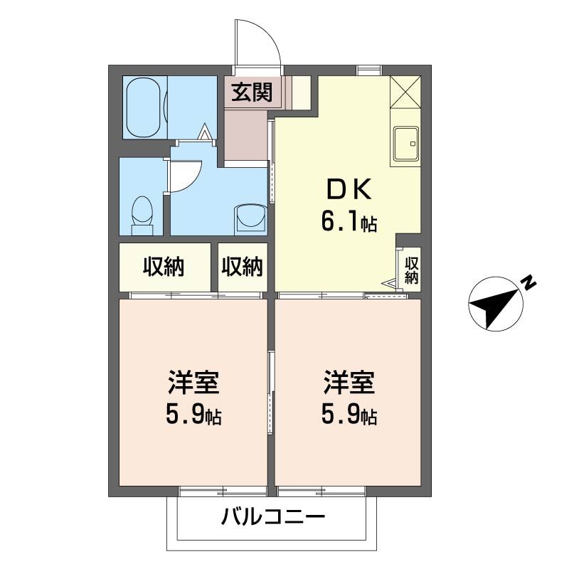 セフィラオオシロ 間取り