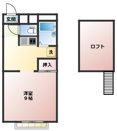 山梨県中央市西花輪 間取り