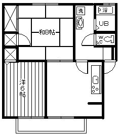 山梨県韮崎市龍岡町下條南割 間取り