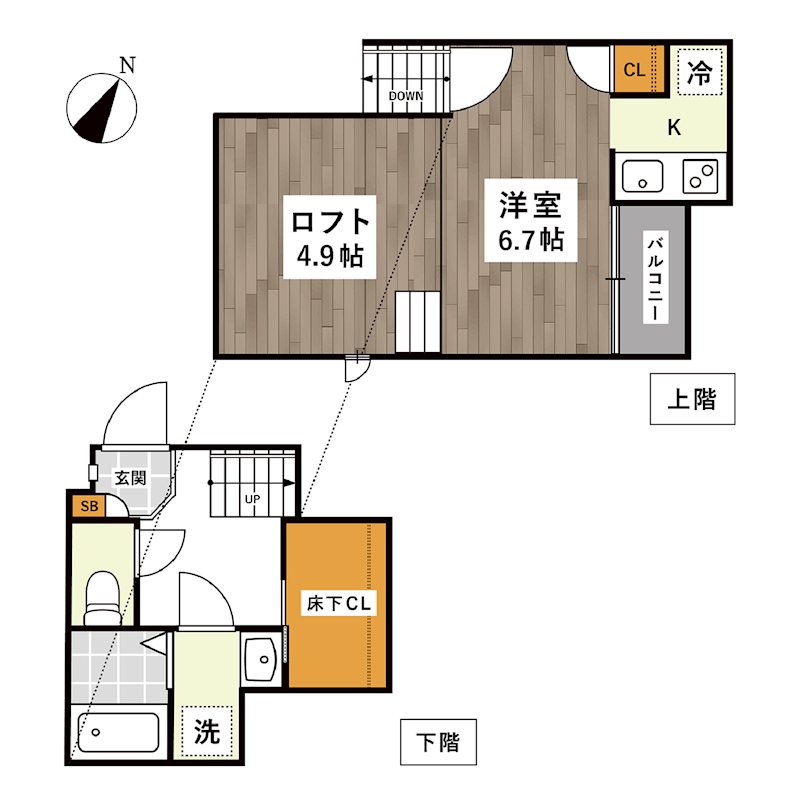 ADC八王寺クロノス 間取り