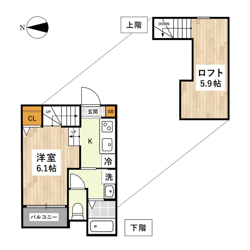 T.A国府3丁目Ⅲ   間取り