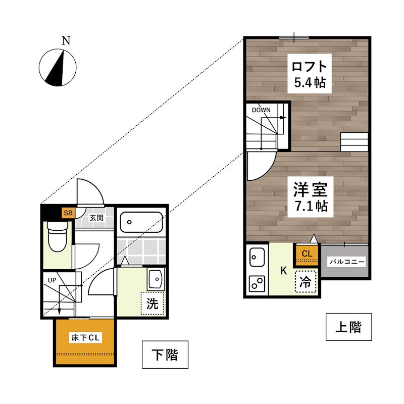 ADC南熊本マーレ 間取り