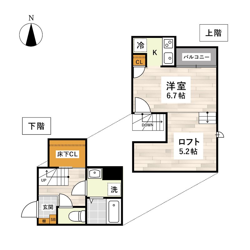 ADC西熊本SEIRA 間取り