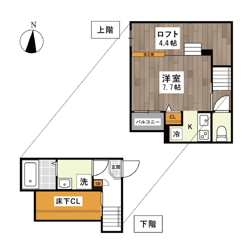 ADC八王寺エステラブル 間取り